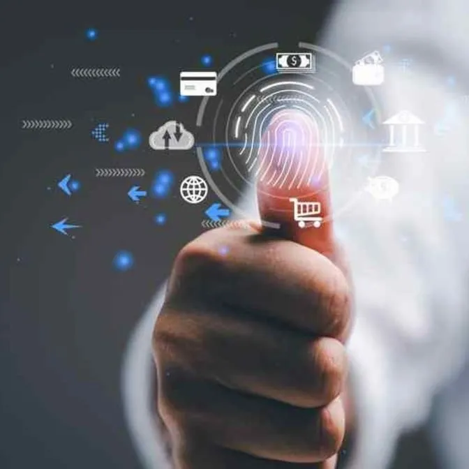 Digital identity and payment security illustration